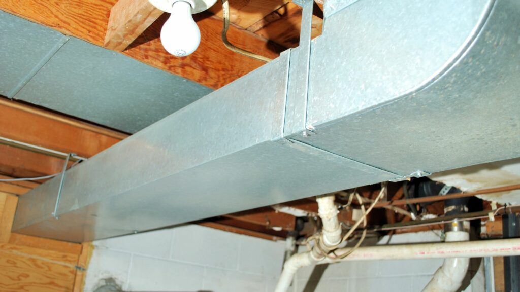 A photo of air ducts in need of air duct repair